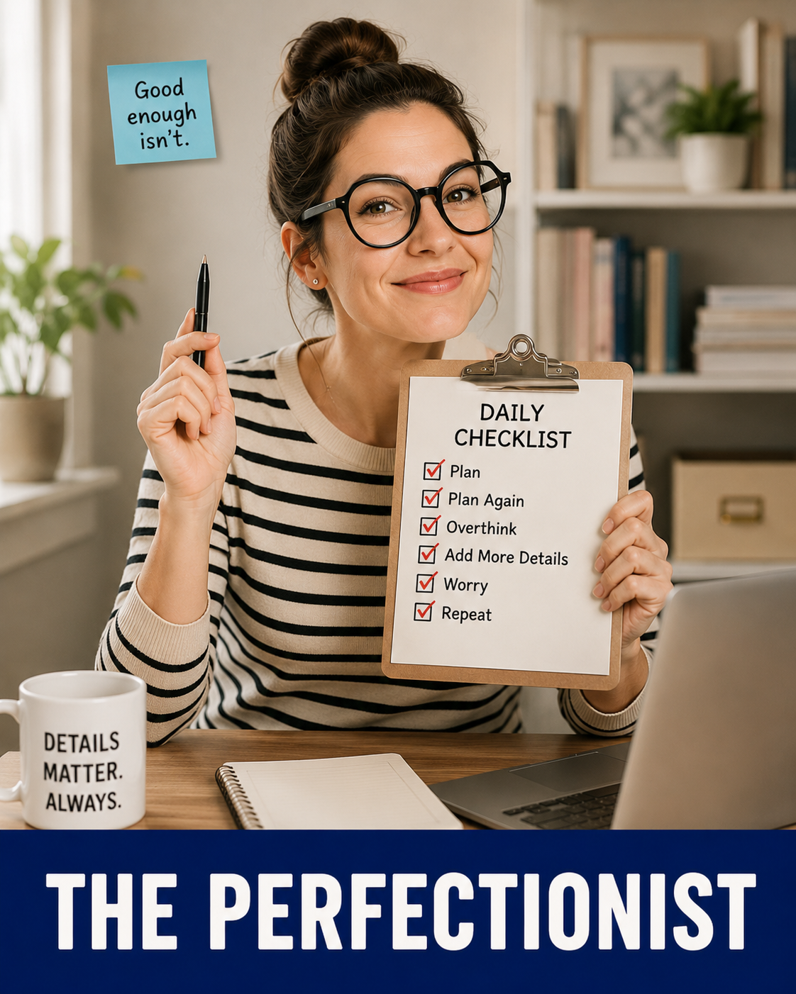 The Perfectionist persona portrait